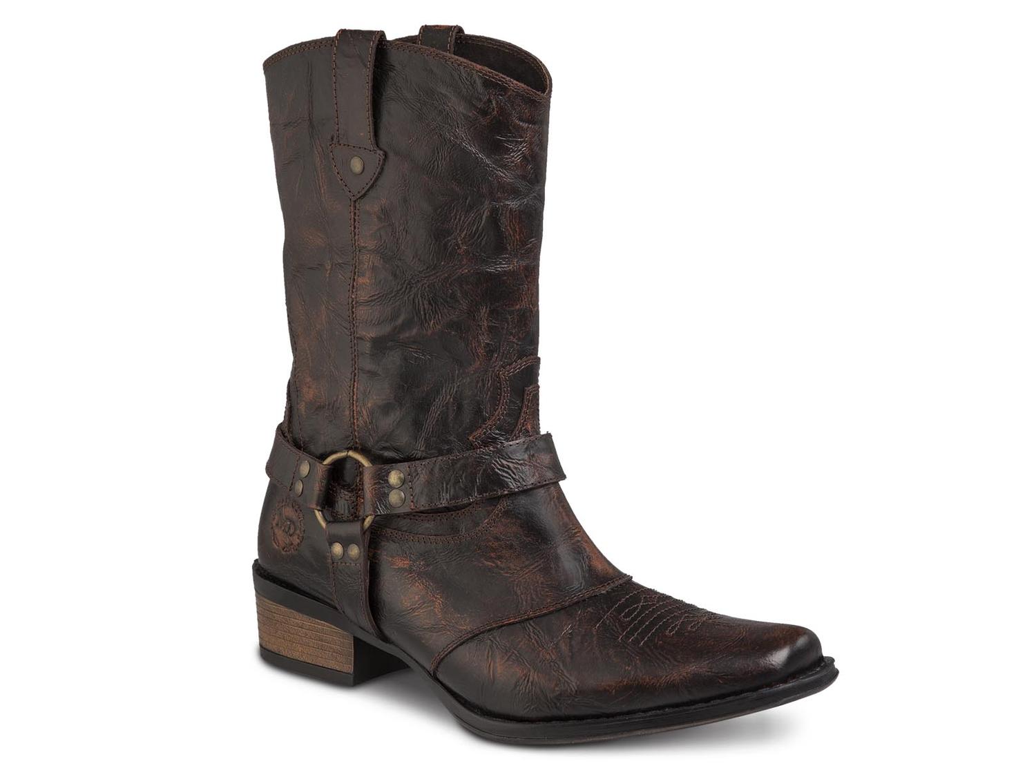 Bota hombre vaquera caballero Urban Cowboy 40707 café – Workland