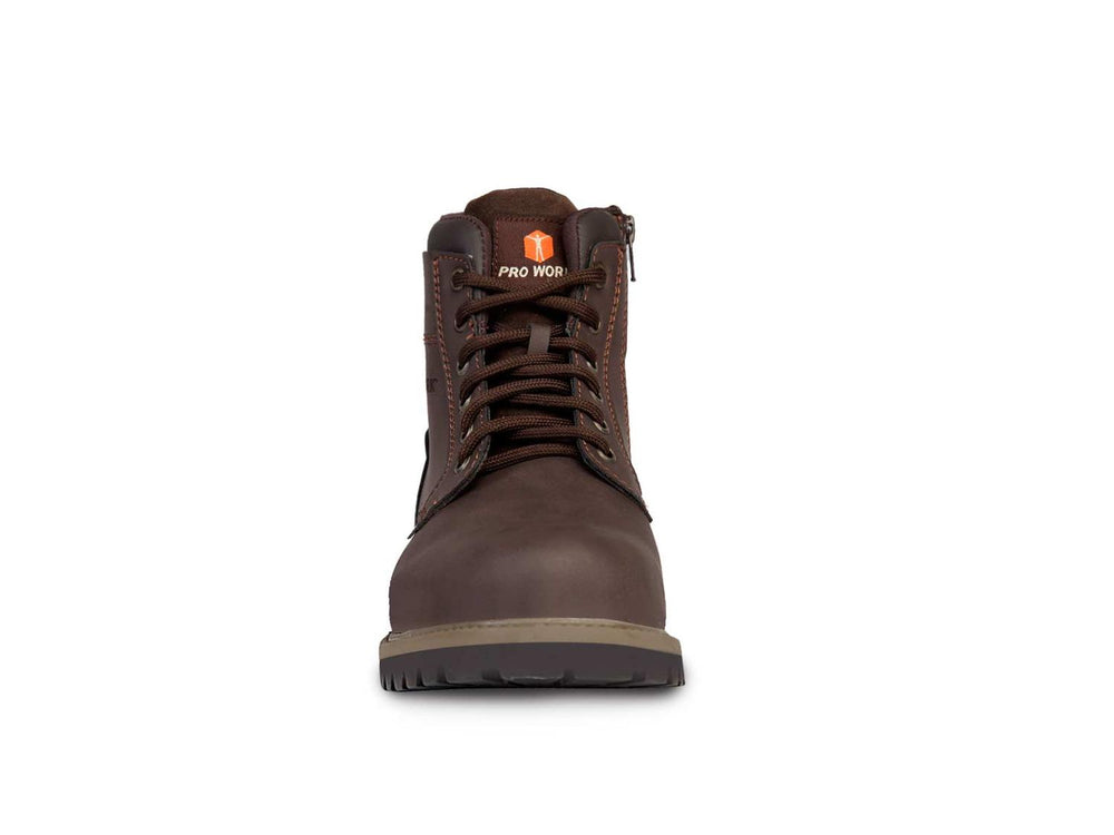 Bota hombre Botin casual caballero PRO WORK 77607 Marron