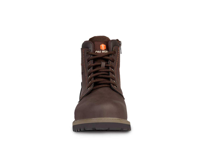 Bota hombre Botin casual caballero PRO WORK 77607 Marron