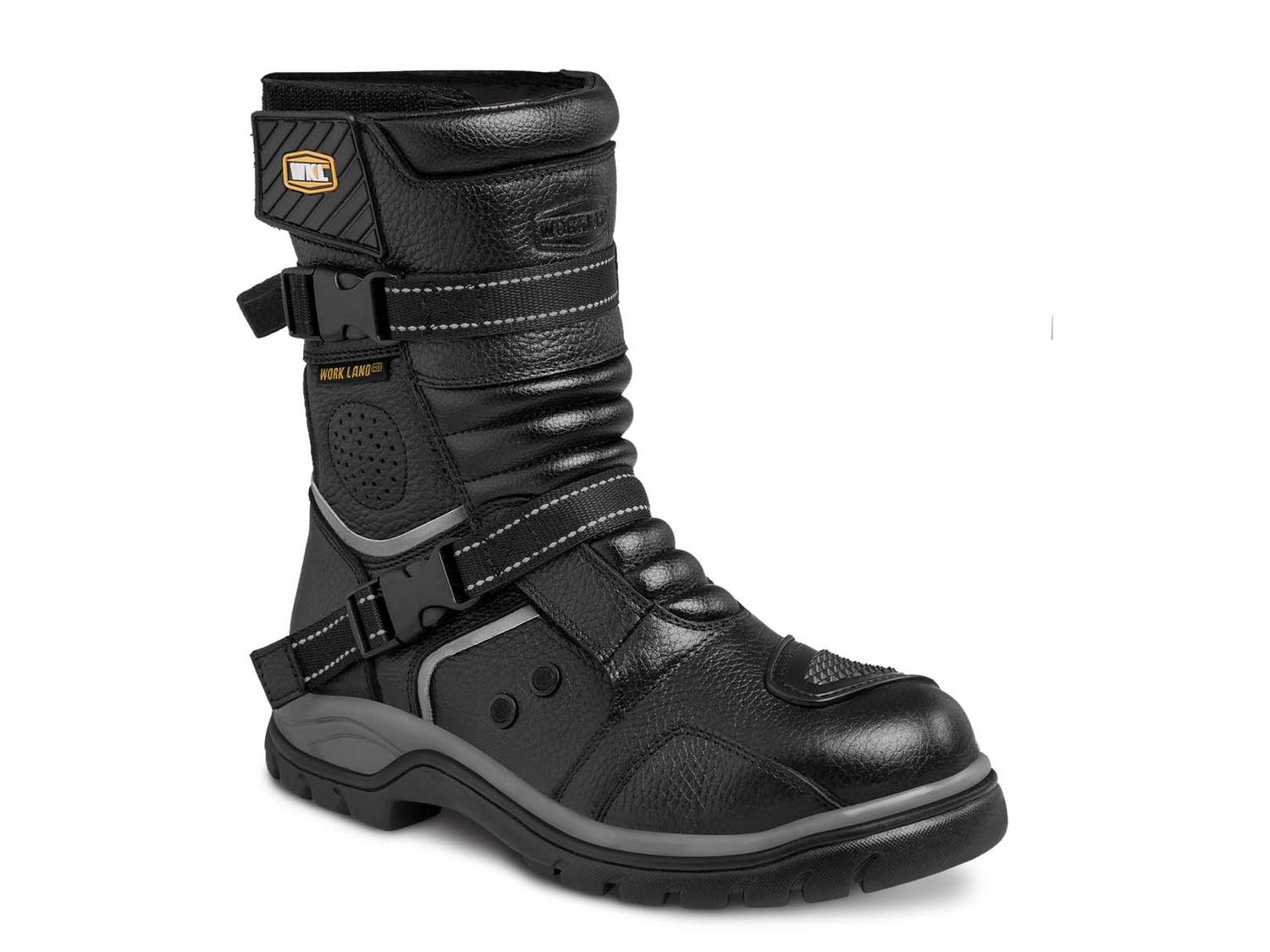 Botas Biker Moto Mujer Motociclista 77411 Negro – Workland