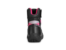 Cargar imagen en el visor de la galería, Bota mujer motociclista biker botin moto WKL 80016 Negro Ros
