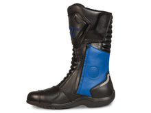 Cargar imagen en el visor de la galería, Botas hombre motociclista biker touring WKL 80020 Negro Azul
