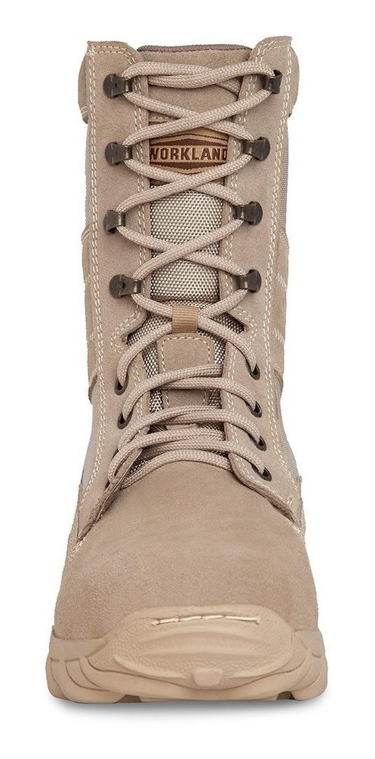 Bota Táctica Militar sin Casquillo para Hombre Arena suave – Workland