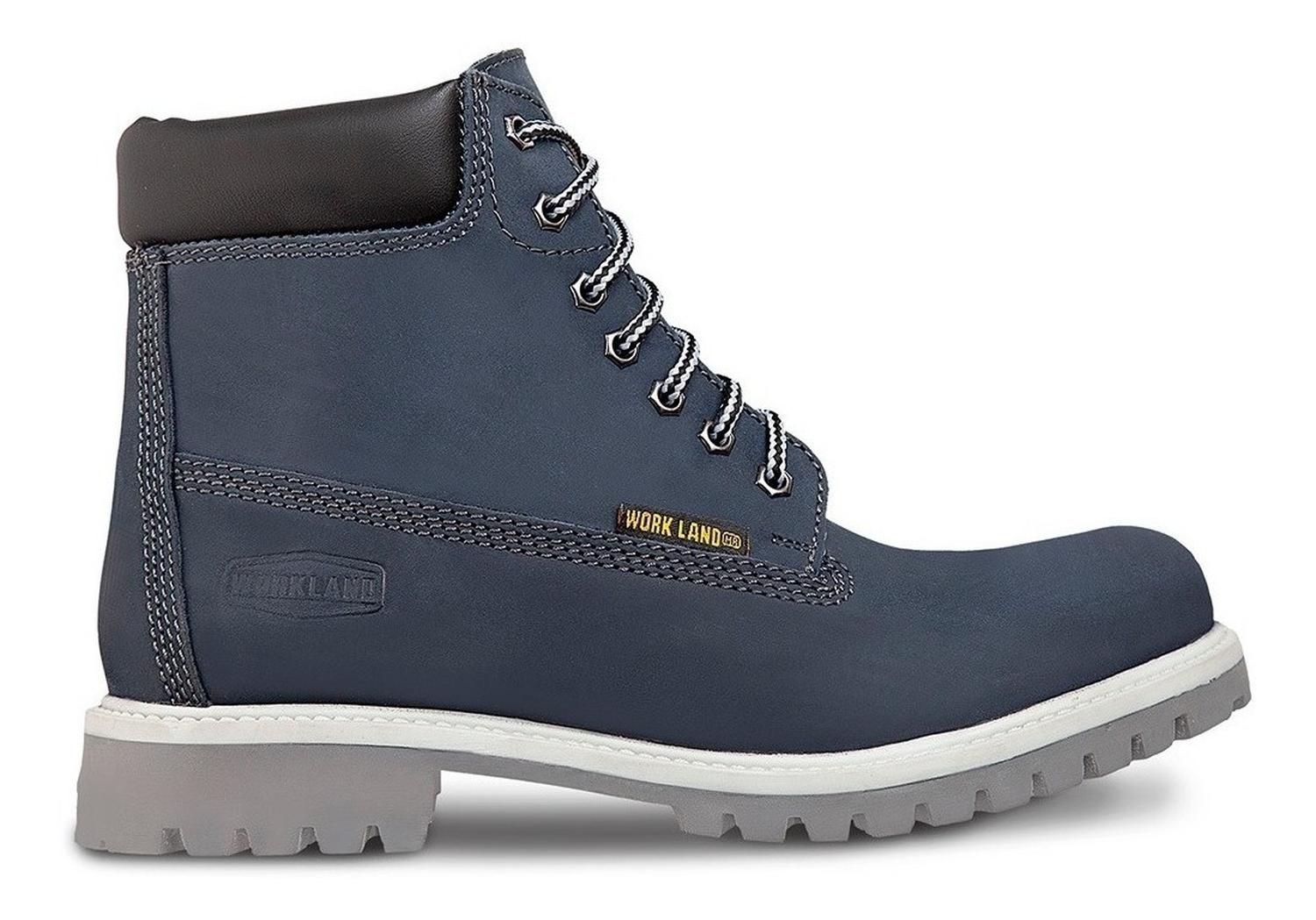 Bota de Campismo para Mujer Azul Marino – Workland