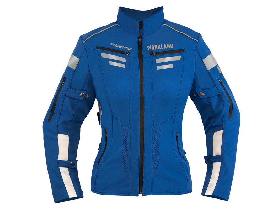 Chamarra motociclista mujer impermeable protectores WKL 85 A