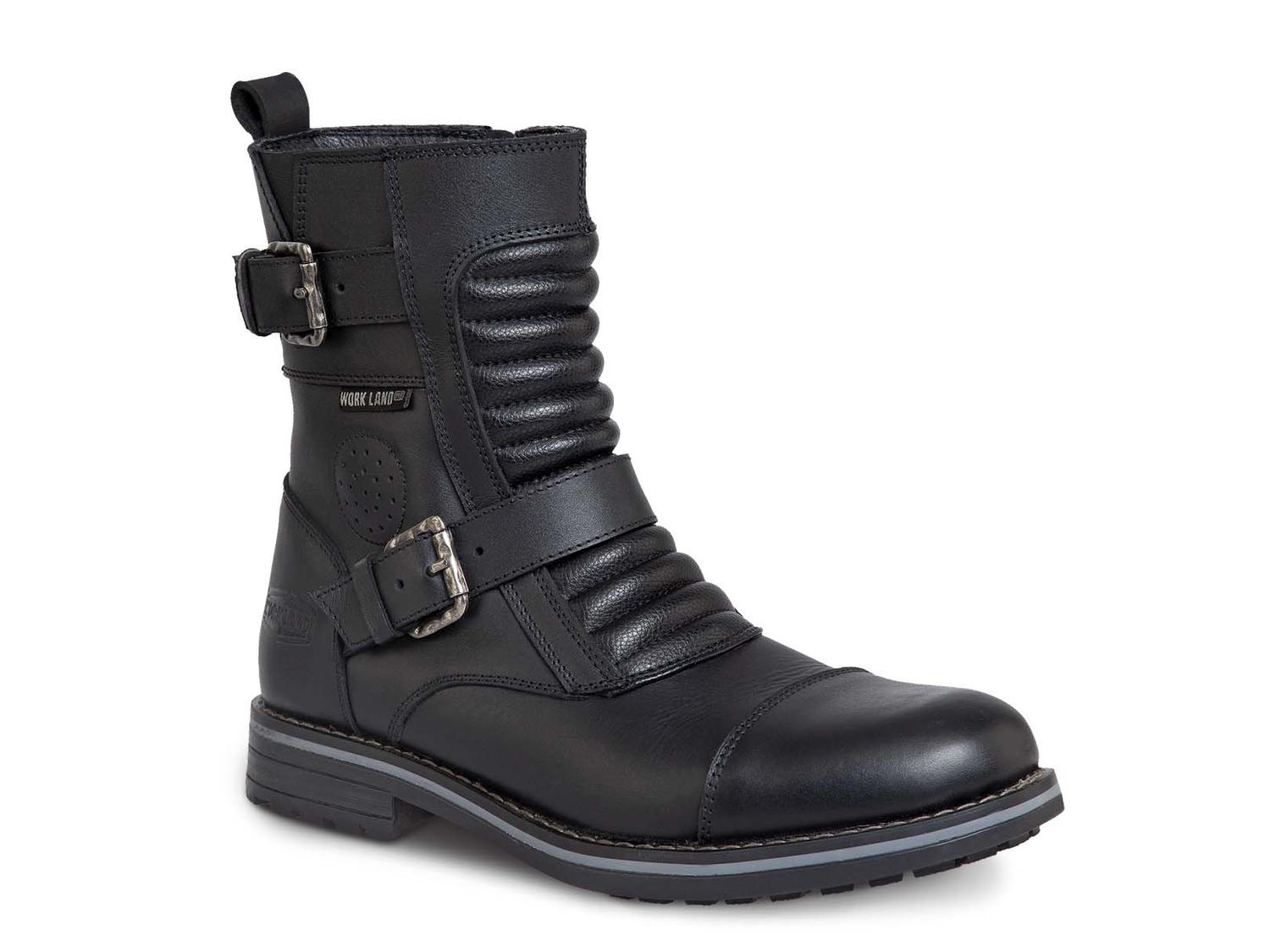 Bota Biker Moto para Hombre Casual 89737 Negro – Workland